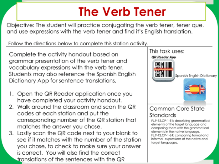 Gramatica c the verb tener