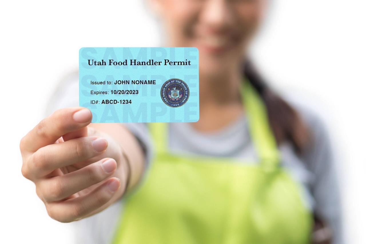 Food handlers permit utah answers