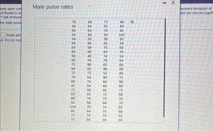 Body and exam measurements were collected from 300 subjects